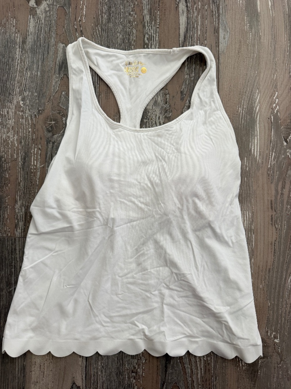 Lilly Pulitzer Scalloped Bra Tank Top